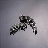 Hip Hop Iced Out Teeth Grillz Set
