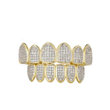 Hip Hop Iced Out Teeth Grillz Set