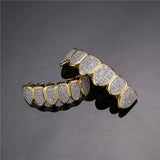 Hip Hop Iced Out Teeth Grillz Set
