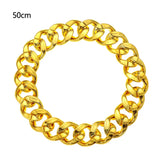 Hip Hop Big Acrylic Chunky Chain Necklace Men Punk Oversized