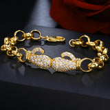 Hip Hop CZ Charm Bracelet Unisex Boxing Costume Jewelry