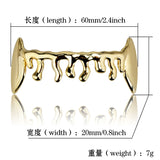 Hip Hop Fang Bottom Tooth Grillz Cosplay Party Rapper Jewelry
