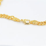 Hip Hop Golden Dumbbell Pendant Necklace European American Fitness Necklace
