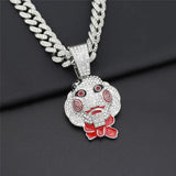 Hip Hop Iced Out Bling 69 Clown Necklaces & Pendants