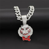 Hip Hop Iced Out Bling 69 Clown Necklaces & Pendants