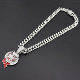 Hip Hop Iced Out Bling 69 Clown Necklaces & Pendants