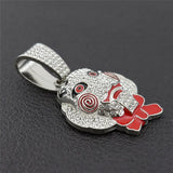 Hip Hop Iced Out Bling 69 Clown Necklaces & Pendants