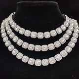 Hip Hop Iced Out Bling Big Size Chain Men Women Necklace High 13mm 20mm Width