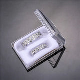 Hip Hop Iced Out Bling Teeth Grillz Caps Cubic Zircon Micro Pave Set