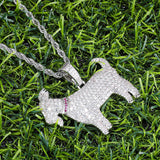 Hip Hop Iced Out CZ Goat Pendant Necklace for Men