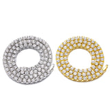 Hip Hop Iced Out Tennis Chain Necklace 3MM 4MM 5MM Mens Necklaces 1 Row