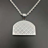 Hip Hop Iced Out Last Supper Pendant Stainless Steel Cross Necklace