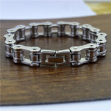 12mm Bicycle Chain Bracelets For Men Women Stainless Steel Bangles