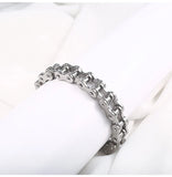 12mm Bicycle Chain Bracelets For Men Women Stainless Steel Bangles