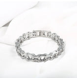 12mm Bicycle Chain Bracelets For Men Women Stainless Steel Bangles