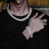 2 Row Cuban Chain Men's Necklace