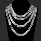 2 Row Cuban Chain Men's Necklace