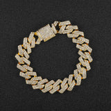 2 Row Cuban Chain Men's Necklace