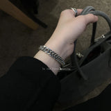Cuban Link Chain Men's Bracelet - Stainless Steel Hand Chain
