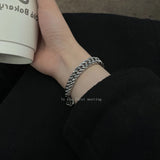 Cuban Link Chain Men's Bracelet - Stainless Steel Hand Chain