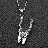 Hip Hop Stainless Steel Wrench Pendant Necklace for Men