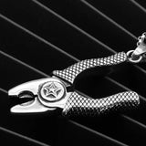 Hip Hop Stainless Steel Wrench Pendant Necklace for Men