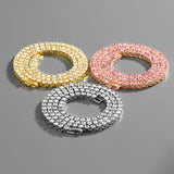 Hip Hop Men's Tennis Chain 5mm Rhinestone Necklace