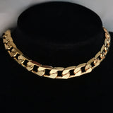 Thick Miami Cuban Link Chain Necklace Stainless Steel Jewelry