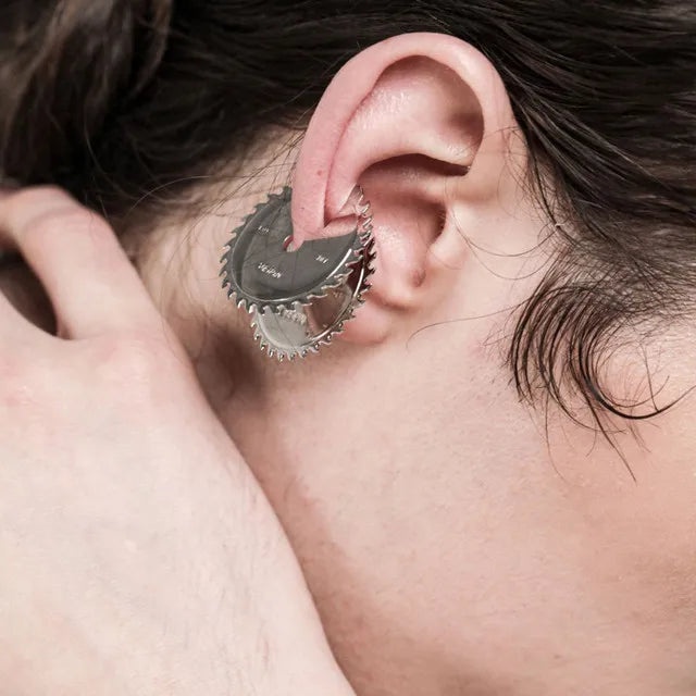 Hip Hop Sawtooth Gear Without Ear Clips Men and Women Nightclub