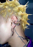 Hip Hop Sawtooth Gear Without Ear Clips Men and Women Nightclub