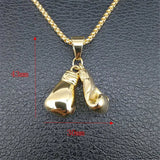 Hip Hop Pair Boxing Glove Pendants For Men