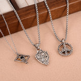Hip Hop Punk Style Skull Pendant Necklace