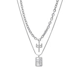Hip Hop Titanium Steel Chinese Necklaces