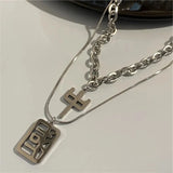 Hip Hop Titanium Steel Chinese Necklaces