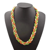 Hip Hop Punk Metal Rope Chain Necklace For Women Men