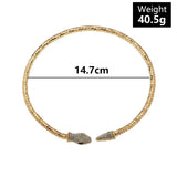 Hip Hop Punk Snake Necklace for Women Torques