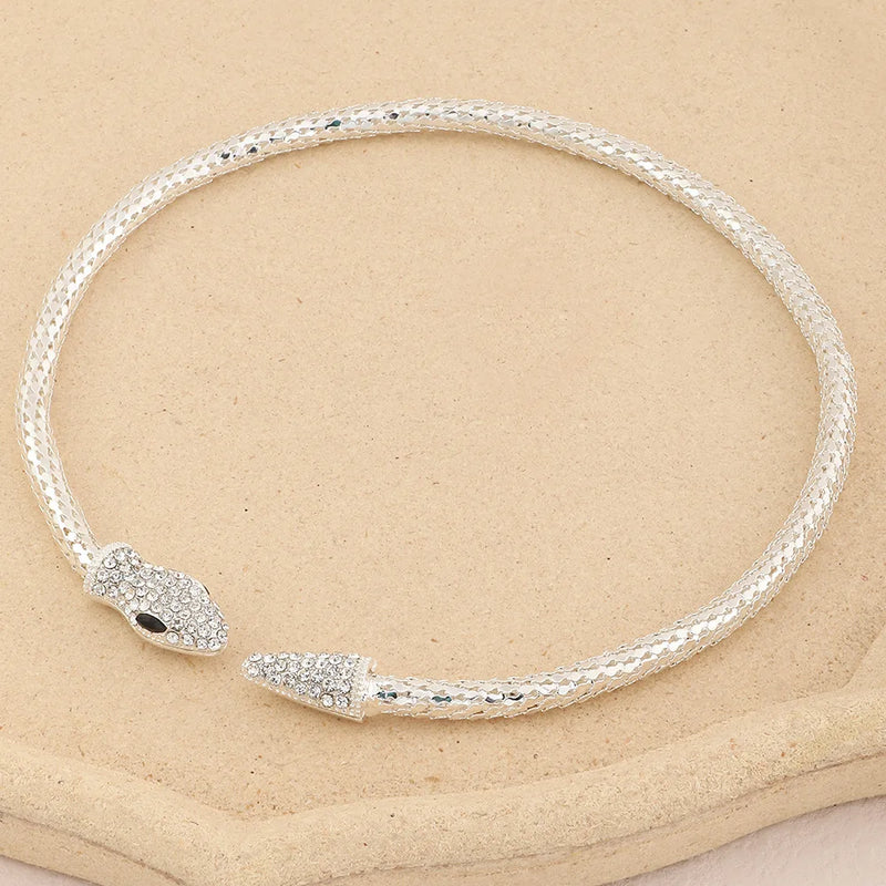 Hip Hop Punk Snake Necklace for Women Torques