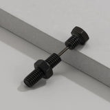 Hip Hop Punk Stainless Steel Stud Earrings
