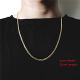 Hip Hop Punk Stainless Steel Twisted Chain Necklace 7mm Thick Titanium Steel