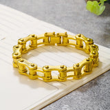 Hip Hop Retro Stainless Steel Motorcycle Chain Men Bracelet 12MM Wide