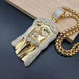 Bling Iced Out Jesus Piece Pendant Necklace for Men