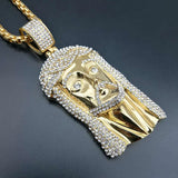 Bling Iced Out Jesus Piece Pendant Necklace for Men