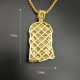 Bling Iced Out Jesus Piece Pendant Necklace for Men