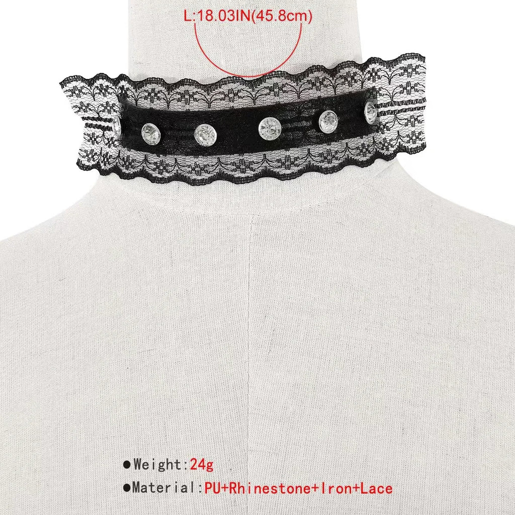 Sweet Style Lace Collar Choker Necklace for Women