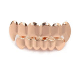 Hip Hop Silver Teeth Grillz Set Unisex Top Bottom Mouth Grills Tooth Caps