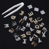 Hip Hop Single Letter Teeth Grillz for Unisex Canine 1PCs