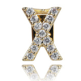 Hip Hop Single Letter Teeth Grillz for Unisex Canine 1PCs