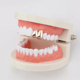 Hip Hop Style Single Tooth Cap Grills Dental Braces