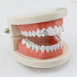 Hip Hop Teeth Grillz Unisex Mouth Grills Tooth Caps Crystal