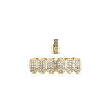 Hip Hop Teeth Grillz Set Unisex Top Bottom Mouth Grills T029
